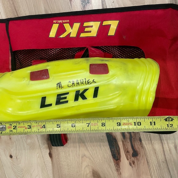Leki shin guards, ski racer - Picture 2 of 5